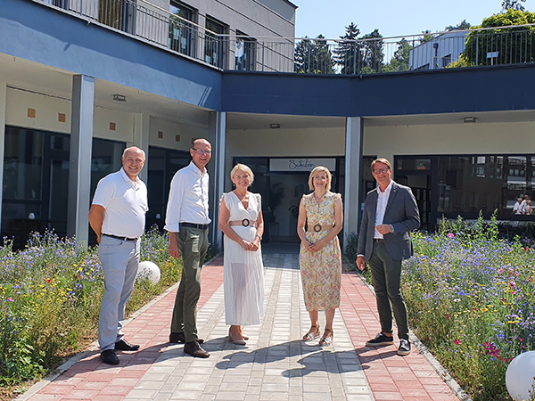 v.l.n.r.: Markus Hummer, Mag. Stefan Lorenzoni, Julia Pfeifer, Marianne Gande, Bgm. Ing. Marcus Martschitsch